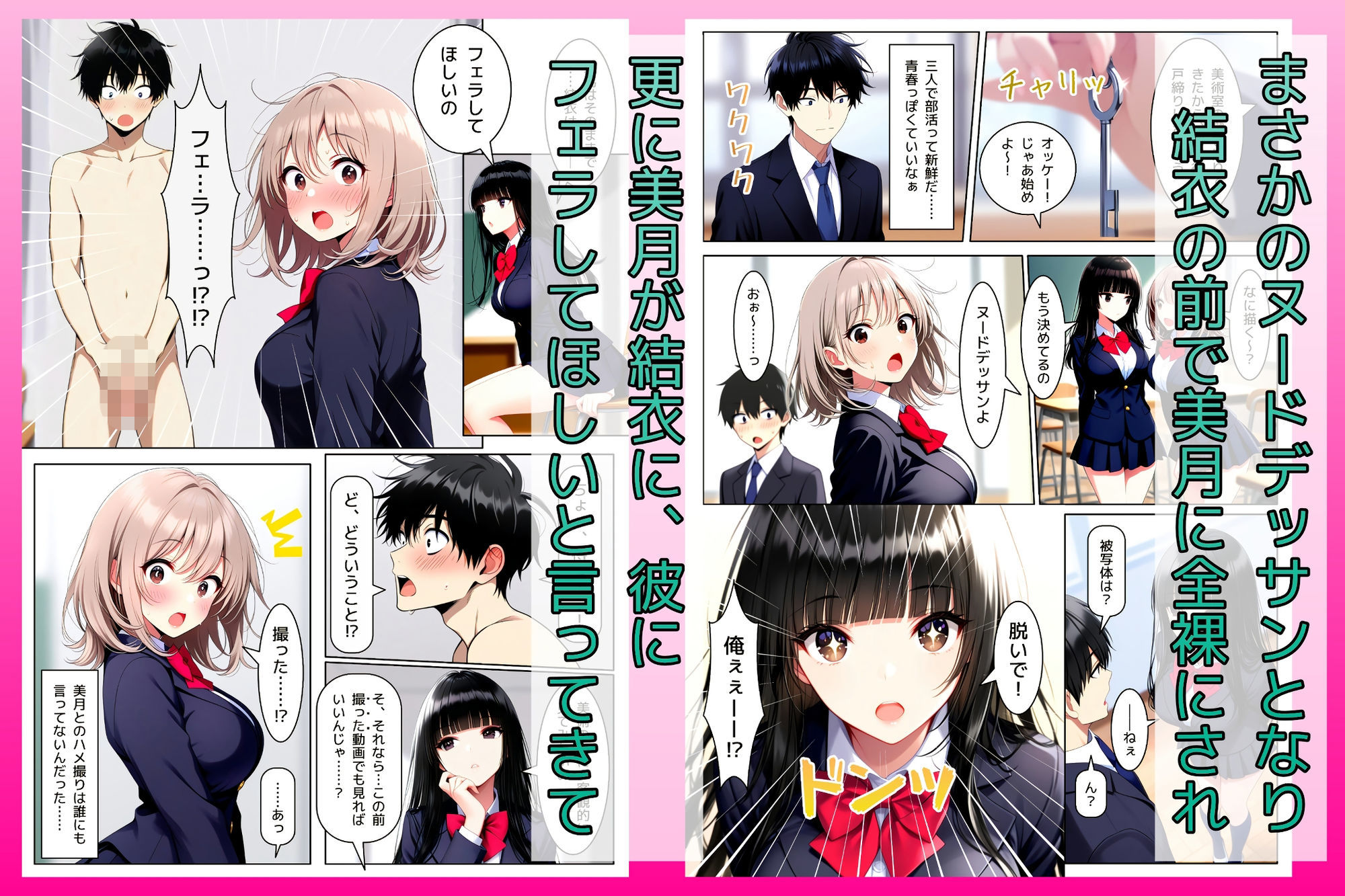 いつも無表情で強気な彼女2  〜他の美少女を巻き込む時〜 サンプル画像6