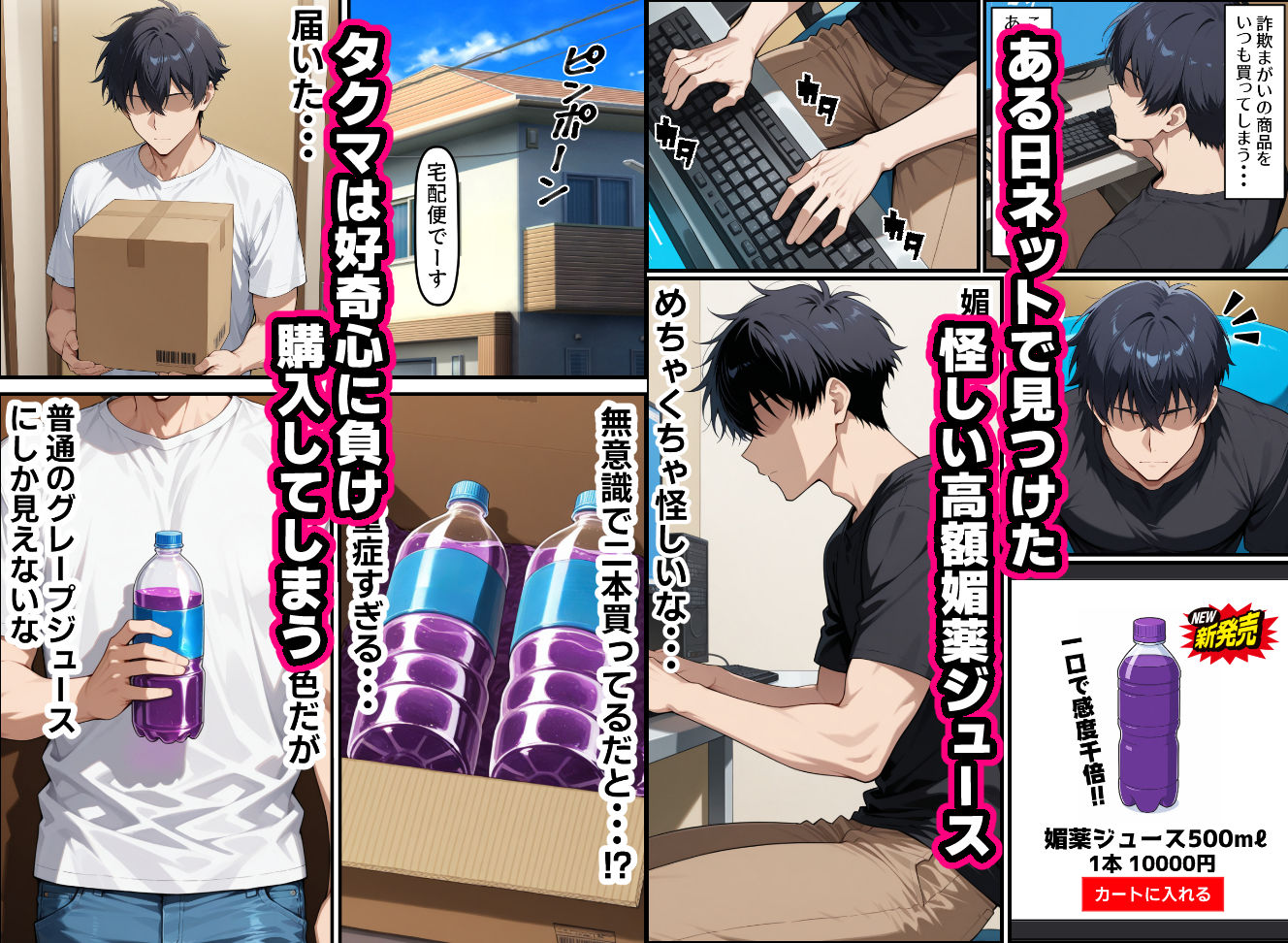 いつも絡んでくる生意気ギャルが媚薬ジュースをがぶ飲みしてしまう話 サンプル画像1