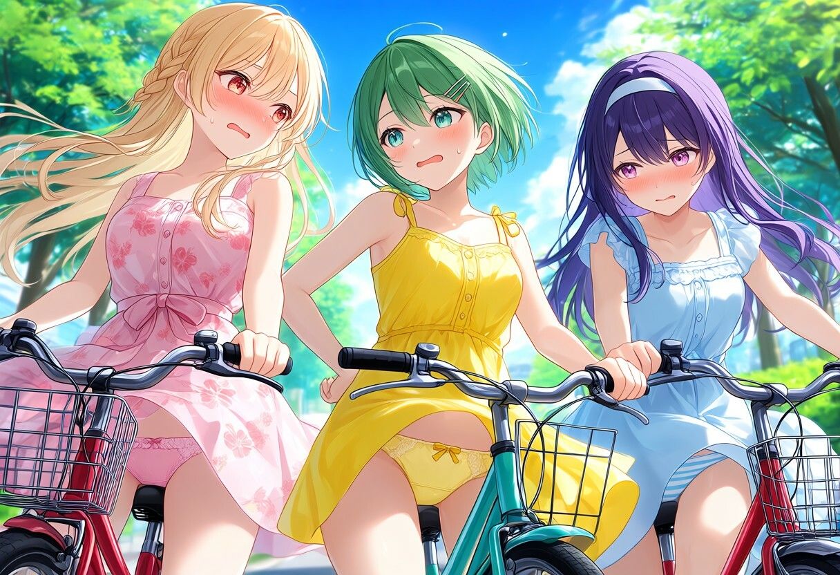 いろんなシチュエーションでパンチラ サンプル画像9