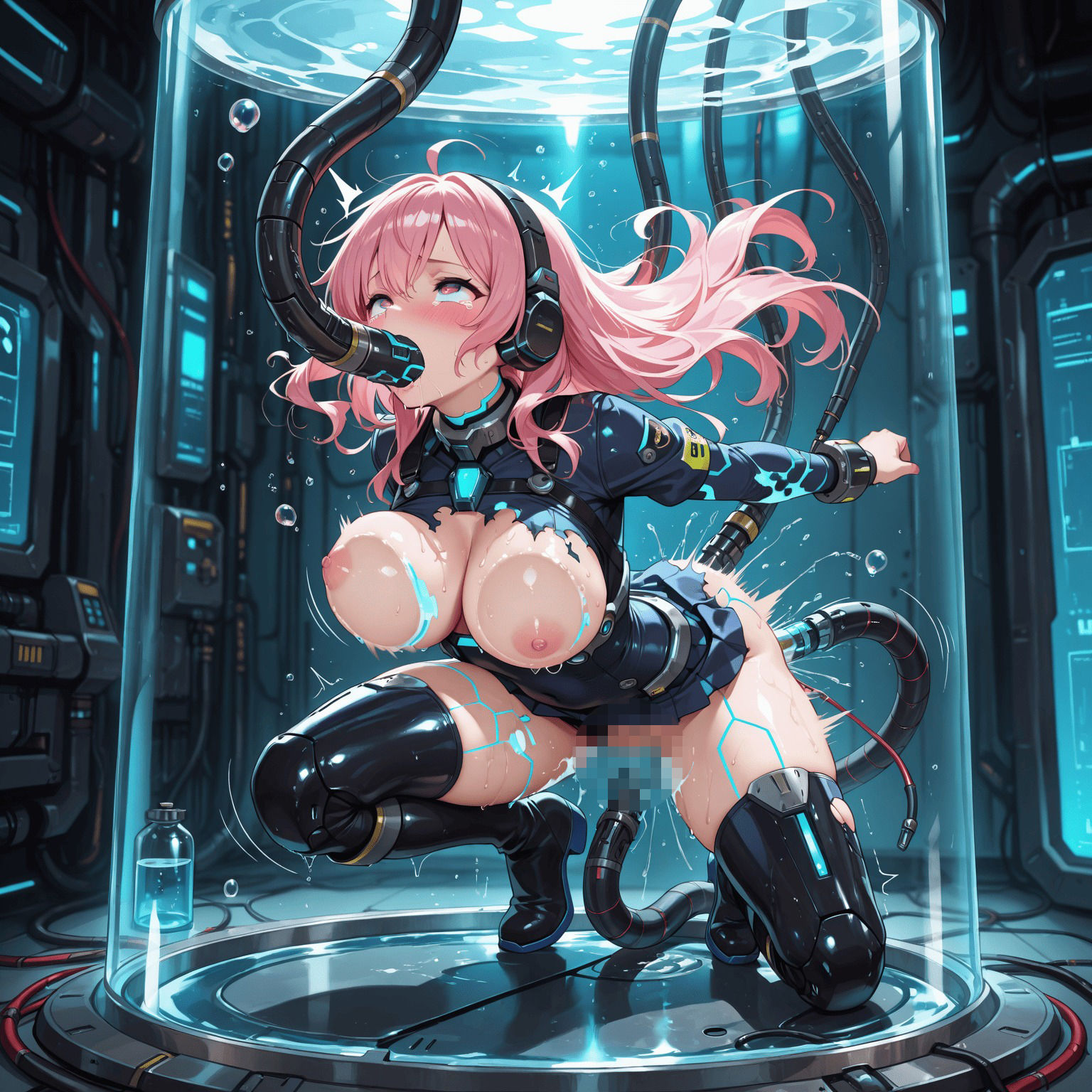 いろんな女の子 機械姦 SF サンプル画像6