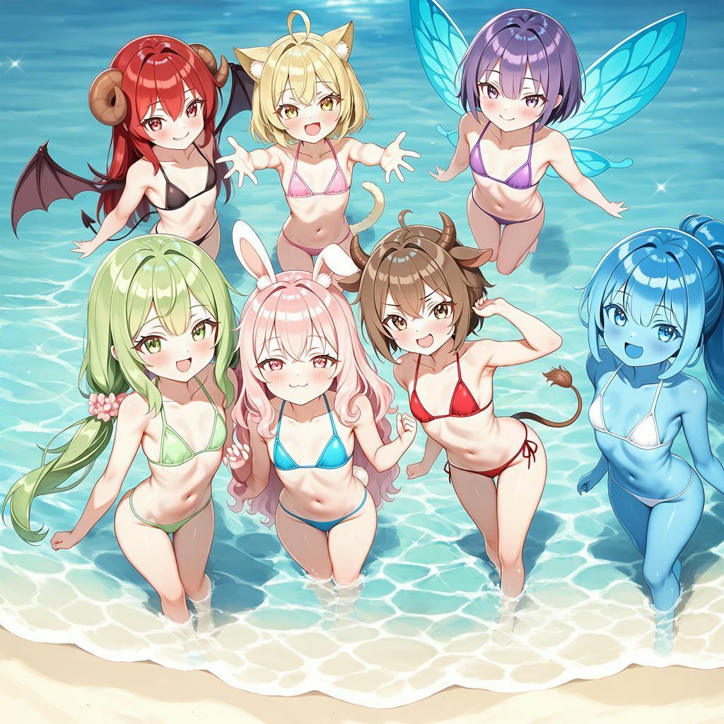 うちの七大罪 海に来て、ただただ大きくなってみた サンプル画像10