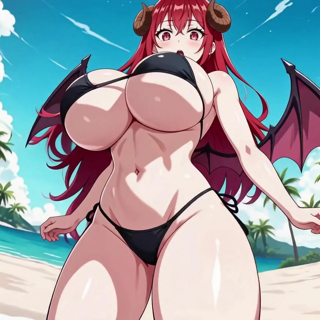 うちの七大罪 海に来て、ただただ大きくなってみた サンプル画像3
