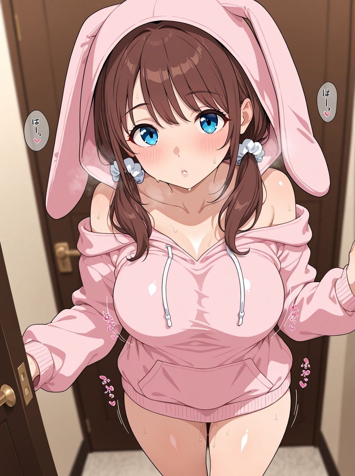 えっちな妹とうさ耳パーカー サンプル画像1