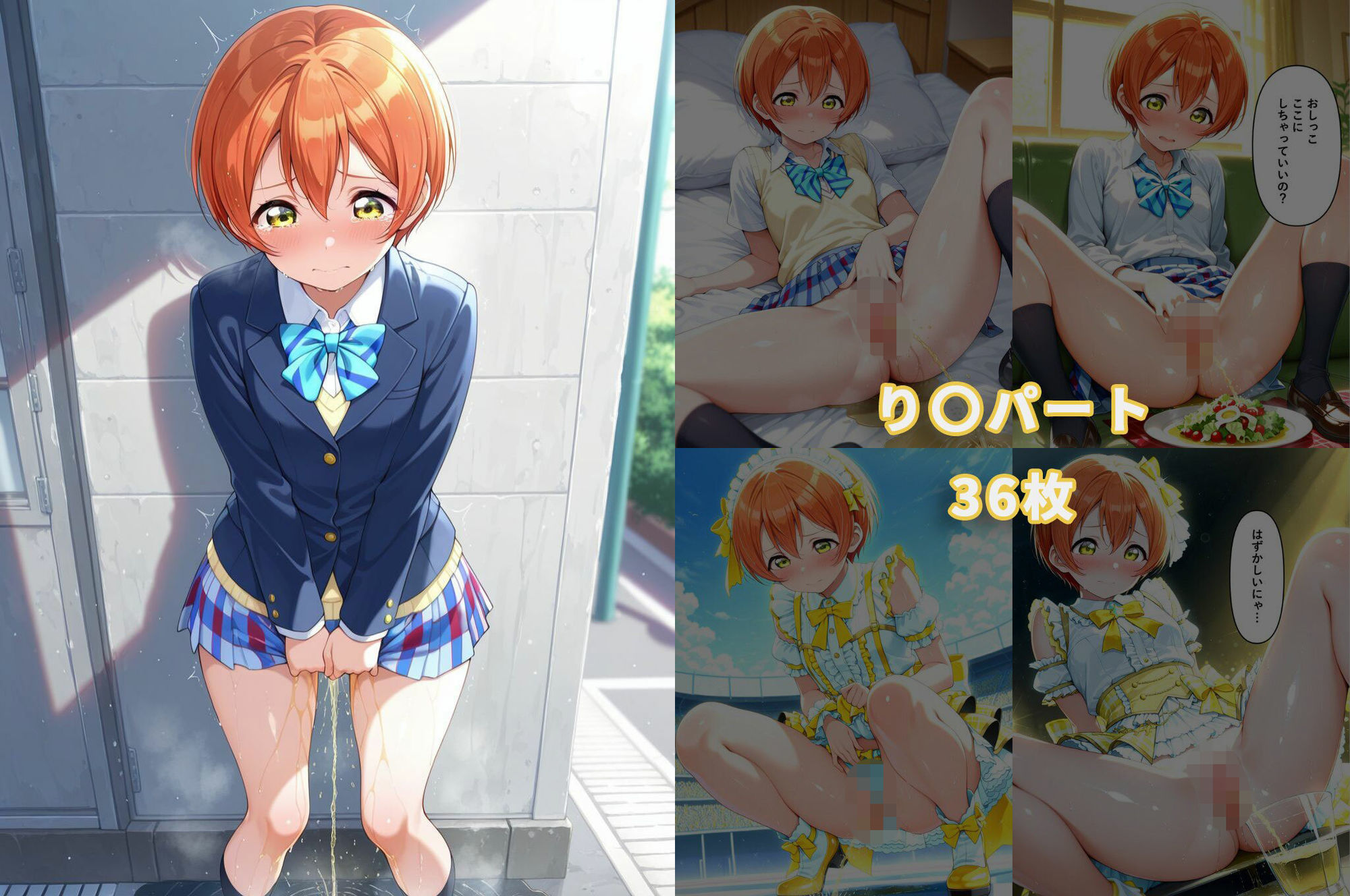 おしがまヒロイン（ラブラ〇ブ！〇’s） サンプル画像6
