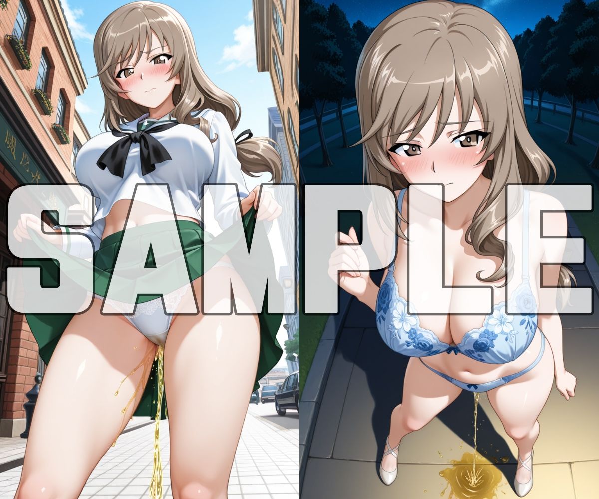 おしっこお漏らしチャレンジ【お母さんキャラ編】 サンプル画像3