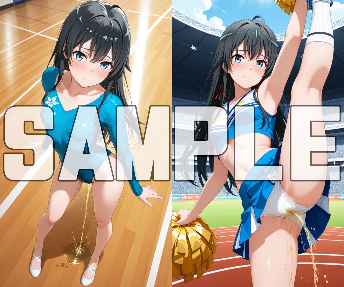 おしっこお漏らしチャレンジ【俺ガ〇ル スクールライフ編】 サンプル画像2