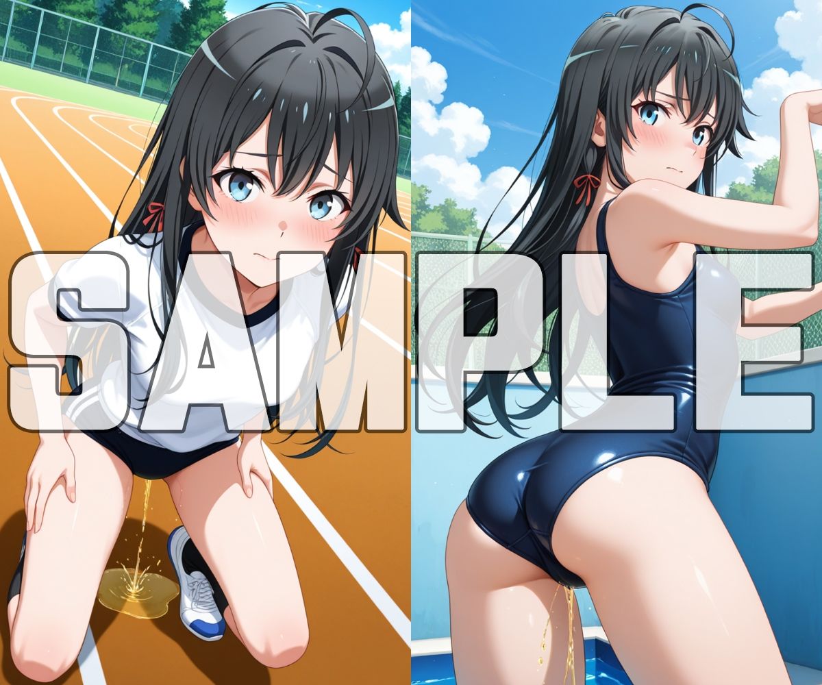 おしっこお漏らしチャレンジ【俺ガ〇ル スクールライフ編】 サンプル画像3