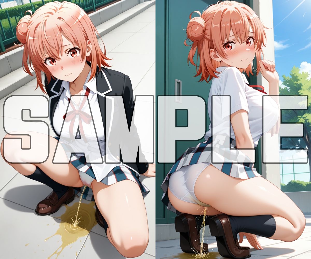 おしっこお漏らしチャレンジ【俺ガ〇ル スクールライフ編】 サンプル画像4