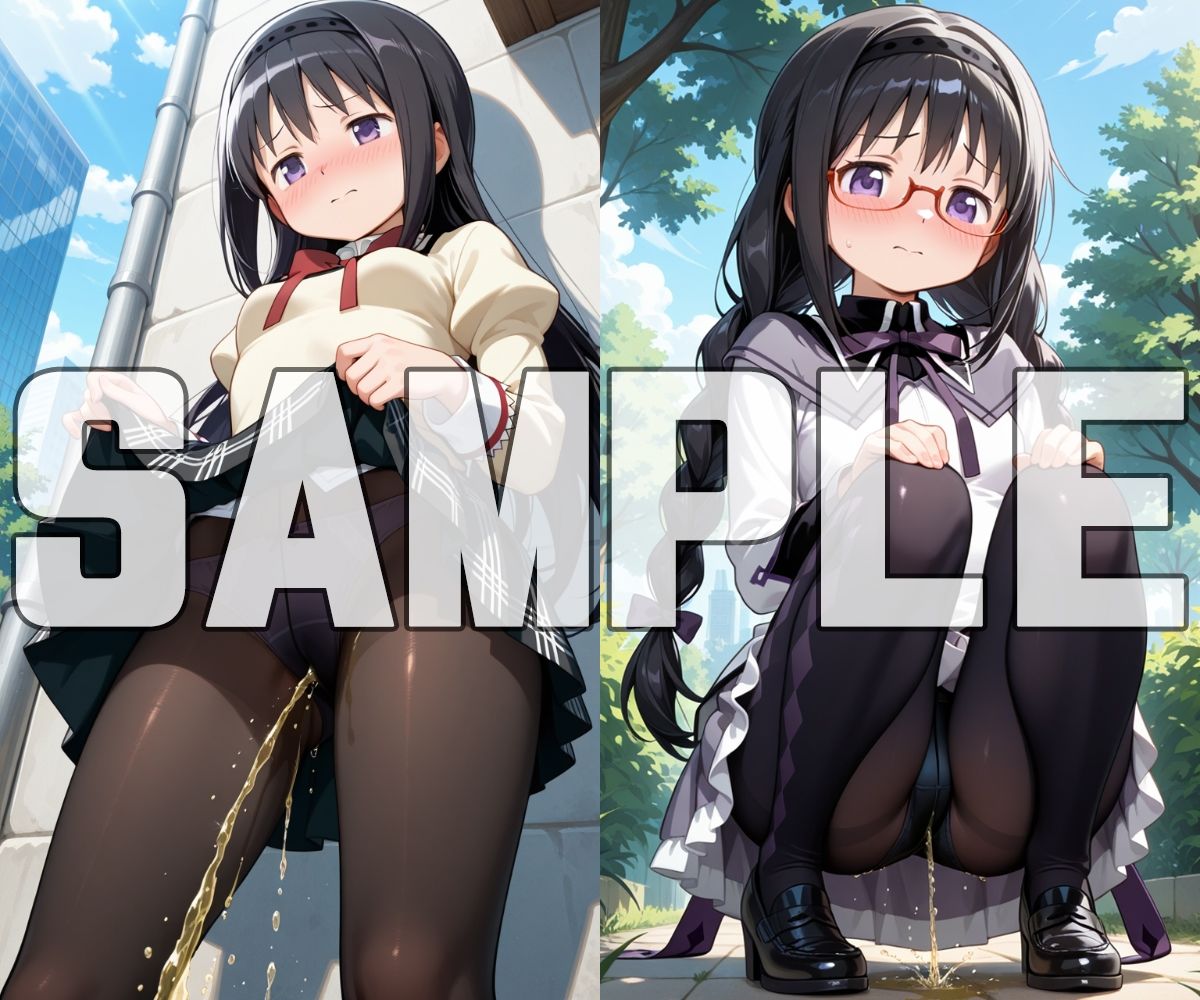 おしっこお漏らしチャレンジ【魔法少女ま〇か☆マ〇カ編】 サンプル画像7