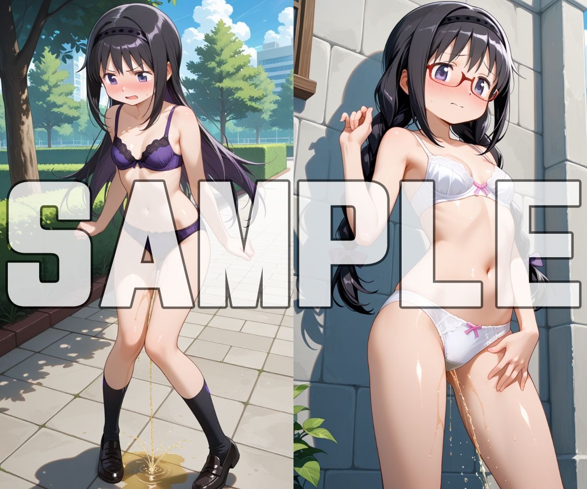 おしっこお漏らしチャレンジ【魔法少女ま〇か☆マ〇カ編】 サンプル画像8