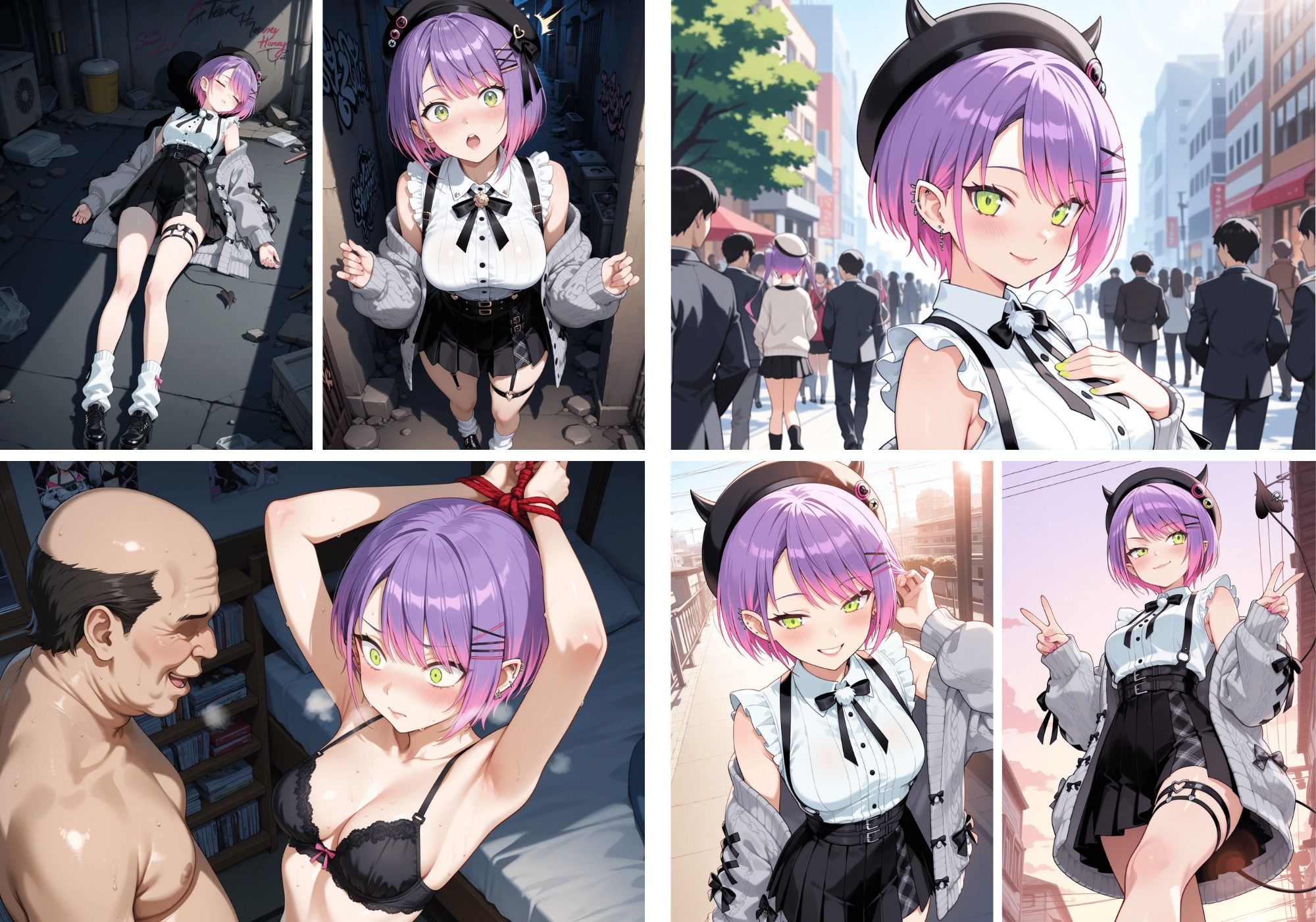 おじさんにお持ち帰りされた常闇ト〇 サンプル画像1