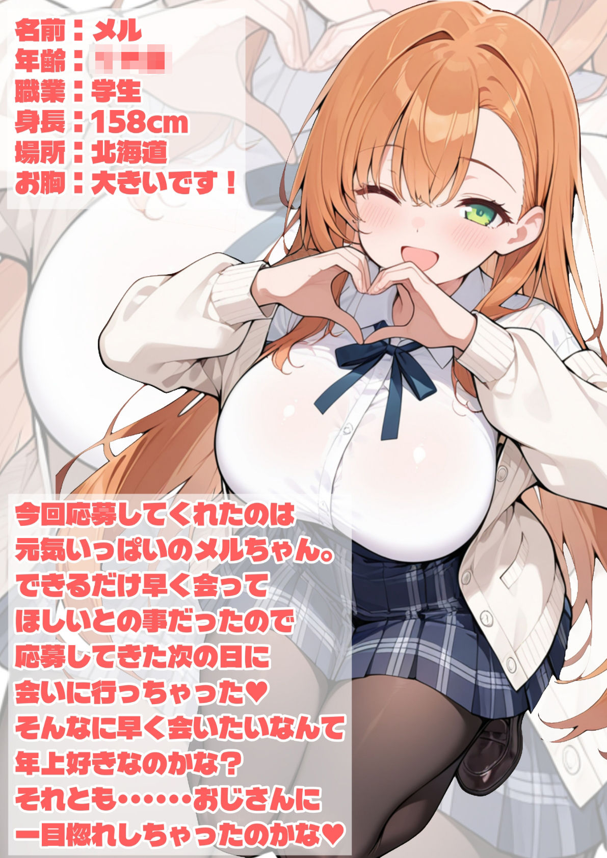 おじさんを満足させたら賞金300万！！〜ドスケベおじさんVS素人娘  心も体も繋がりすぎるラブラブclimaxセックス〜 メル編 サンプル画像1