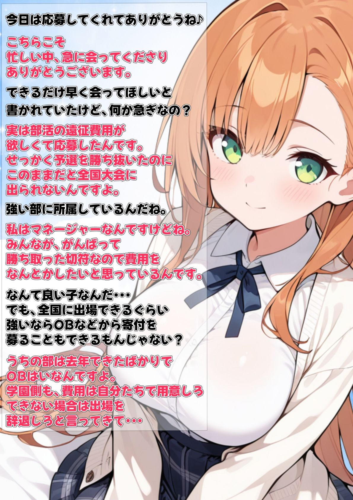 おじさんを満足させたら賞金300万！！〜ドスケベおじさんVS素人娘  心も体も繋がりすぎるラブラブclimaxセックス〜 メル編 サンプル画像2
