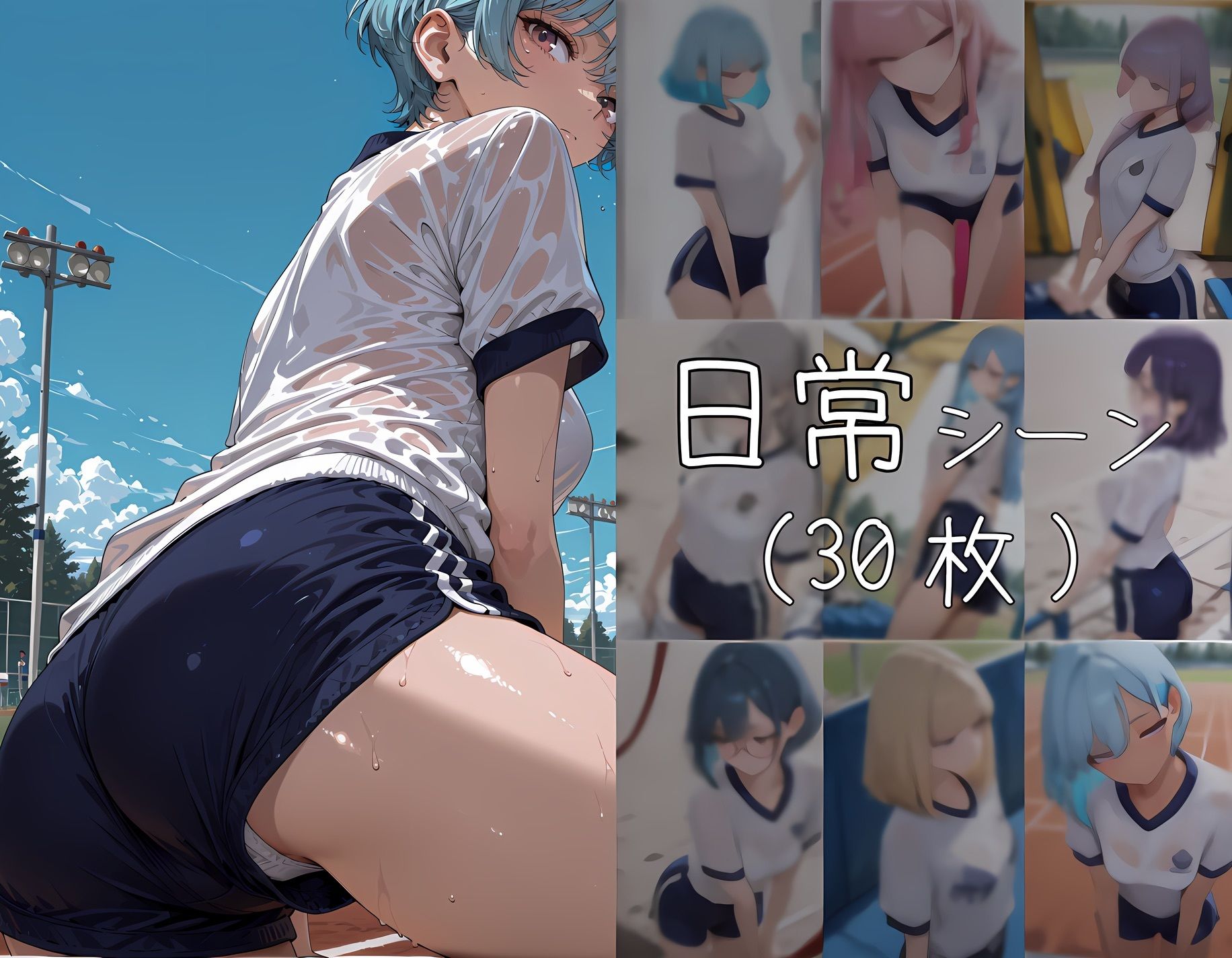 おじさん教員に種付けされる体育祭 サンプル画像3