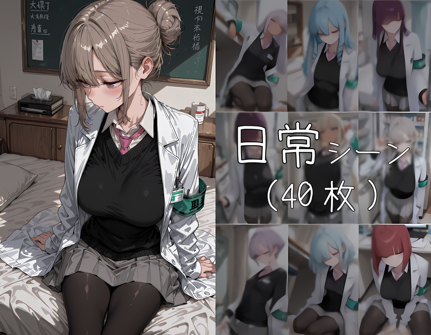 おじさん教員に種付けされる保健委員 サンプル画像3