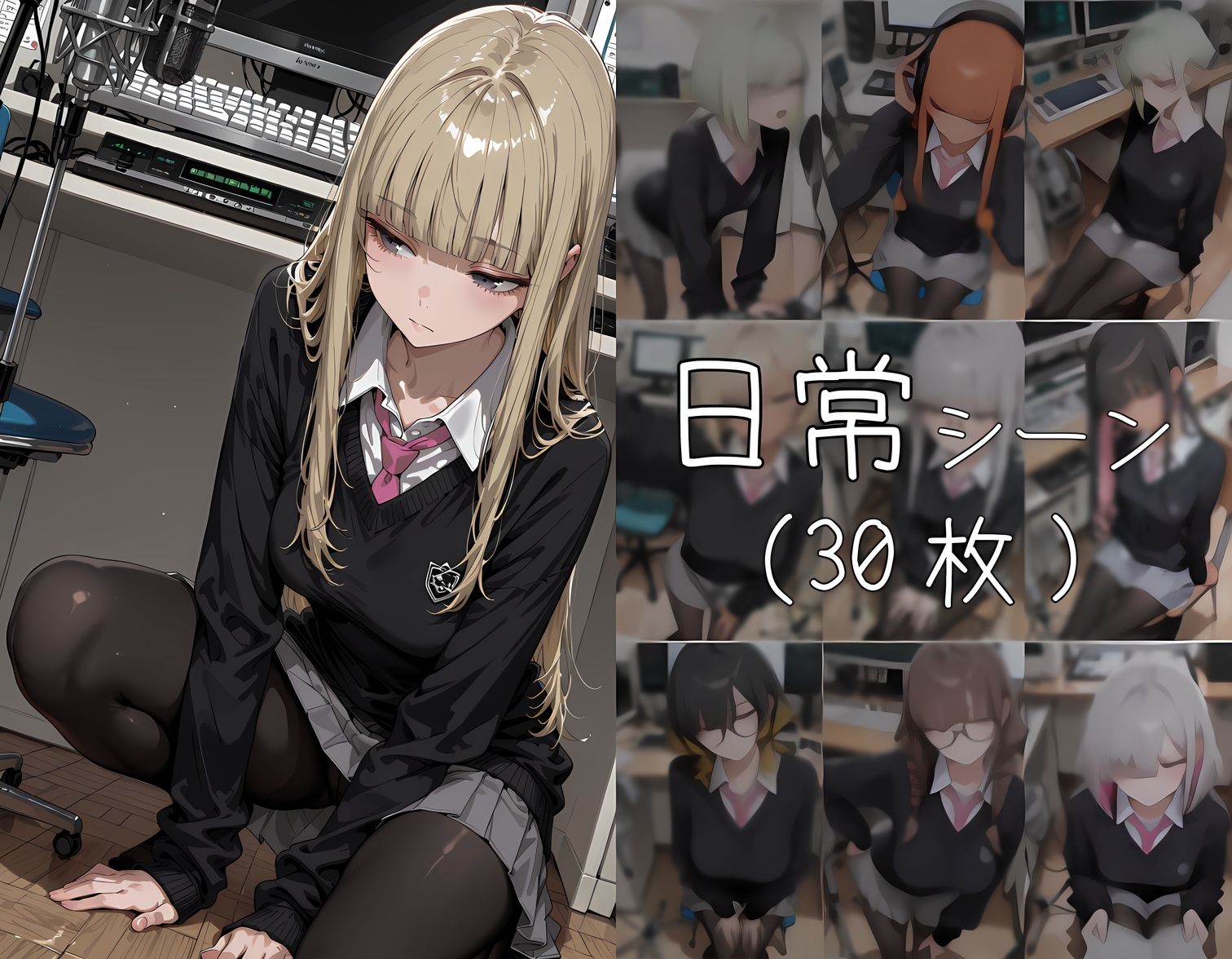 おじさん教員に種付けされる放送委員 サンプル画像3