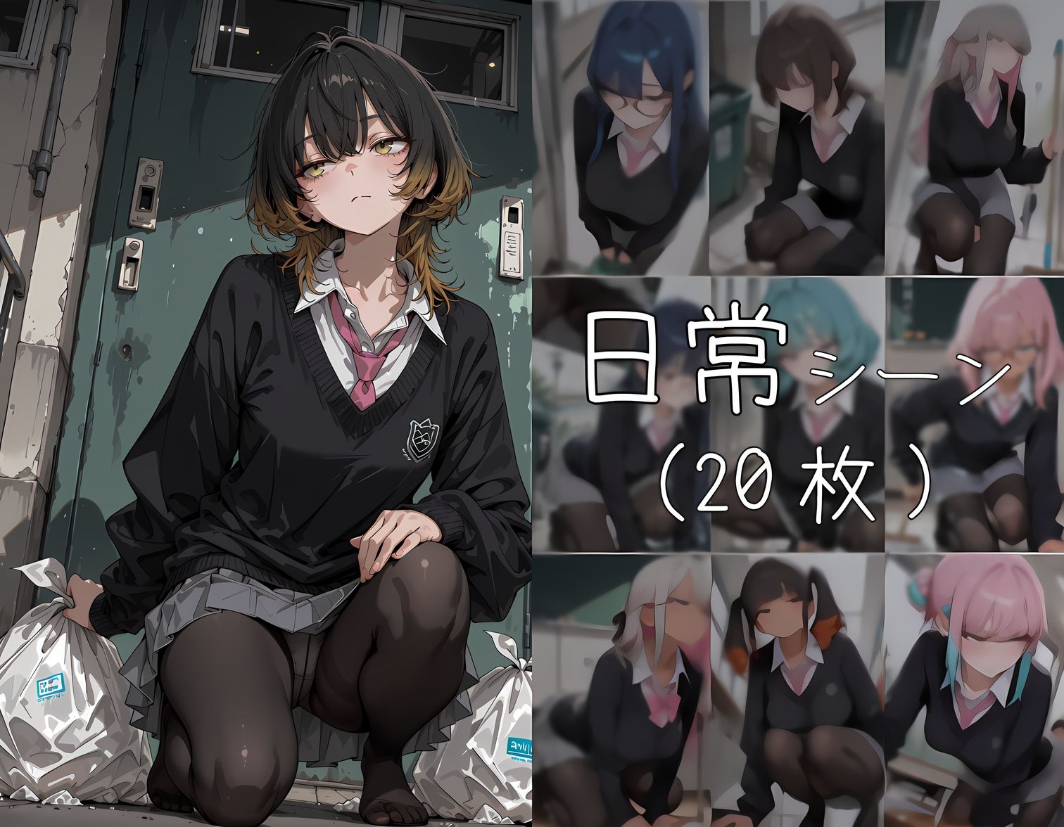 おじさん教員に種付けされる生活委員 サンプル画像3