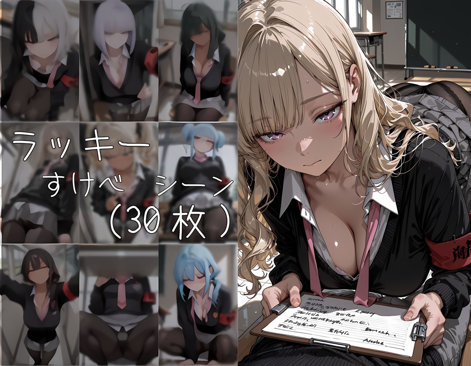 おじさん教員に種付けされる風紀委員 サンプル画像4