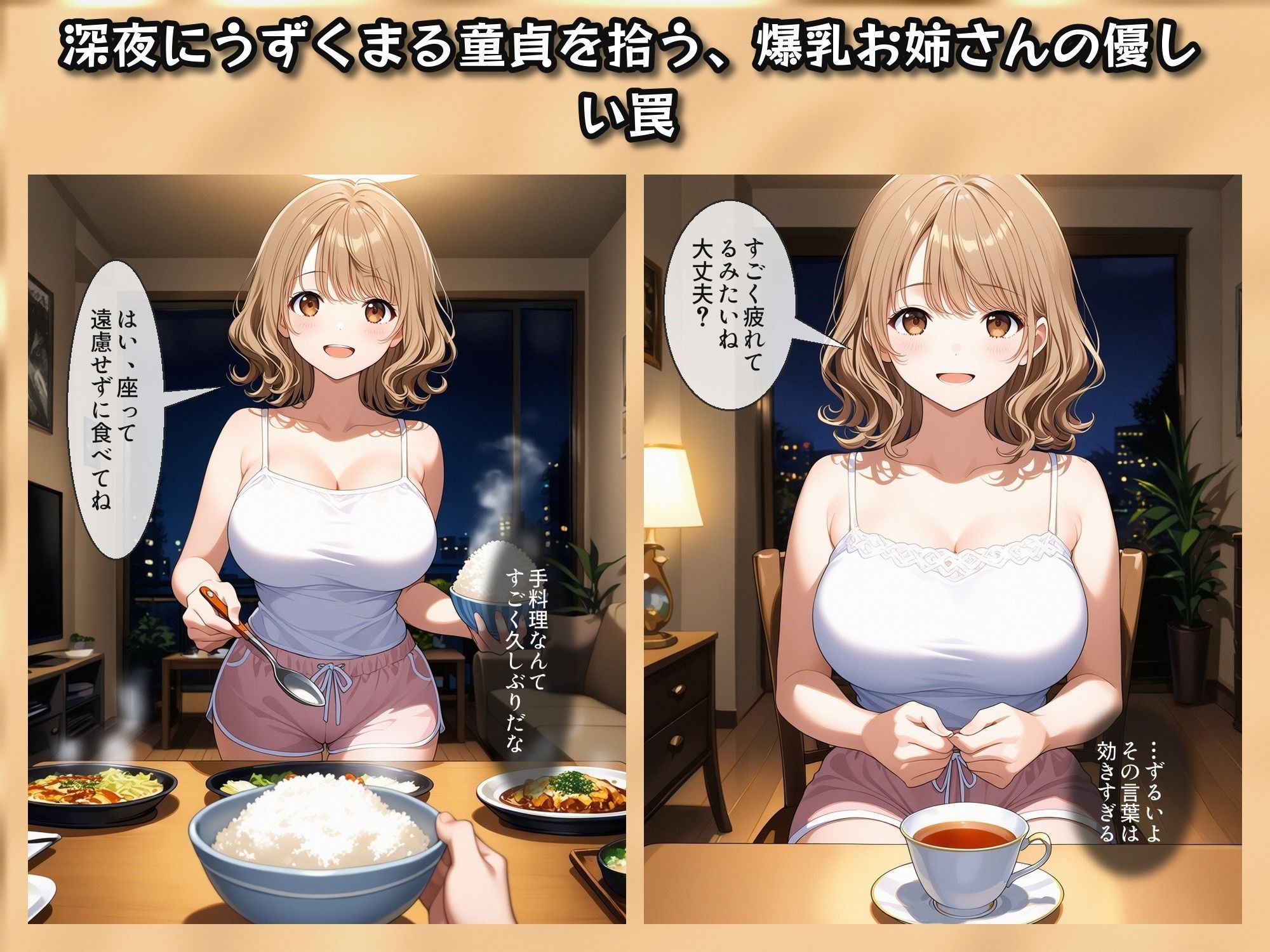 おとなりの千夏さん 〜疲れきった新社会人が隣室のお姉さんに拾われ筆おろしされる話〜 サンプル画像2