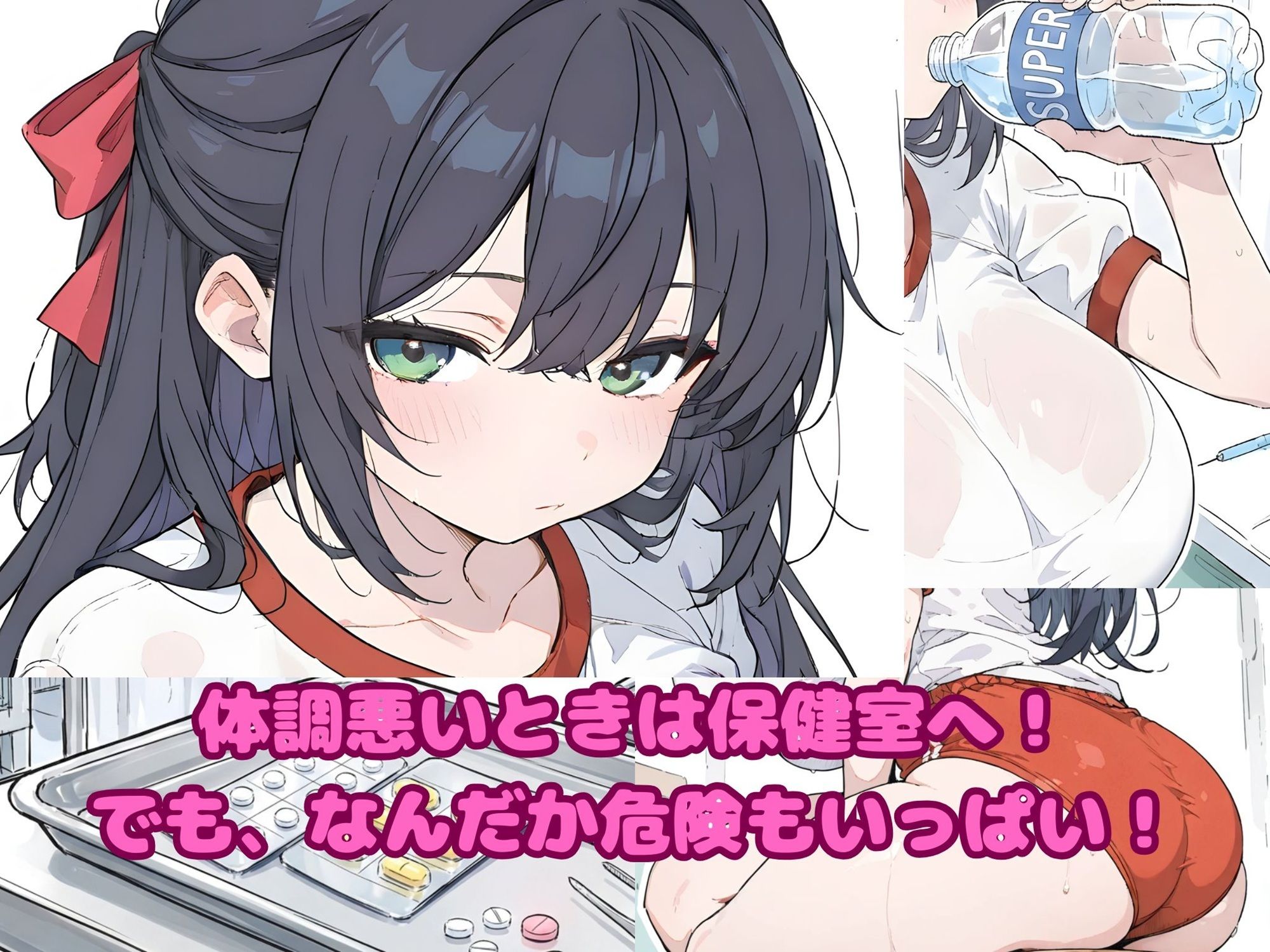 おねんねJ○〜体操服姿で来た女の子が保健室でおねんねしてる間に●●●するお話〜 サンプル画像1