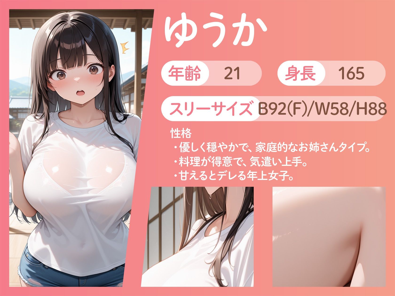 おばあちゃん家で再会したいとこが、もう女になってた件w サンプル画像1