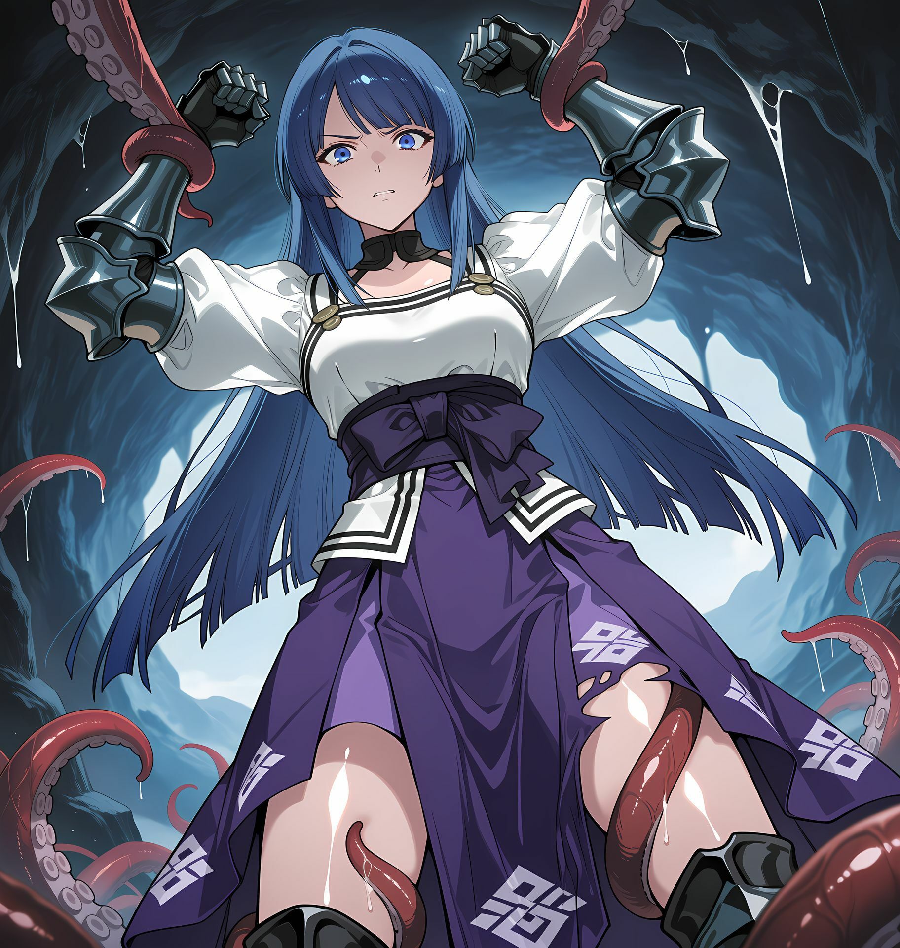 おんなけんし洗脳丸呑み悪堕ち〜淫魔化ドスケベ交尾〜 サンプル画像3