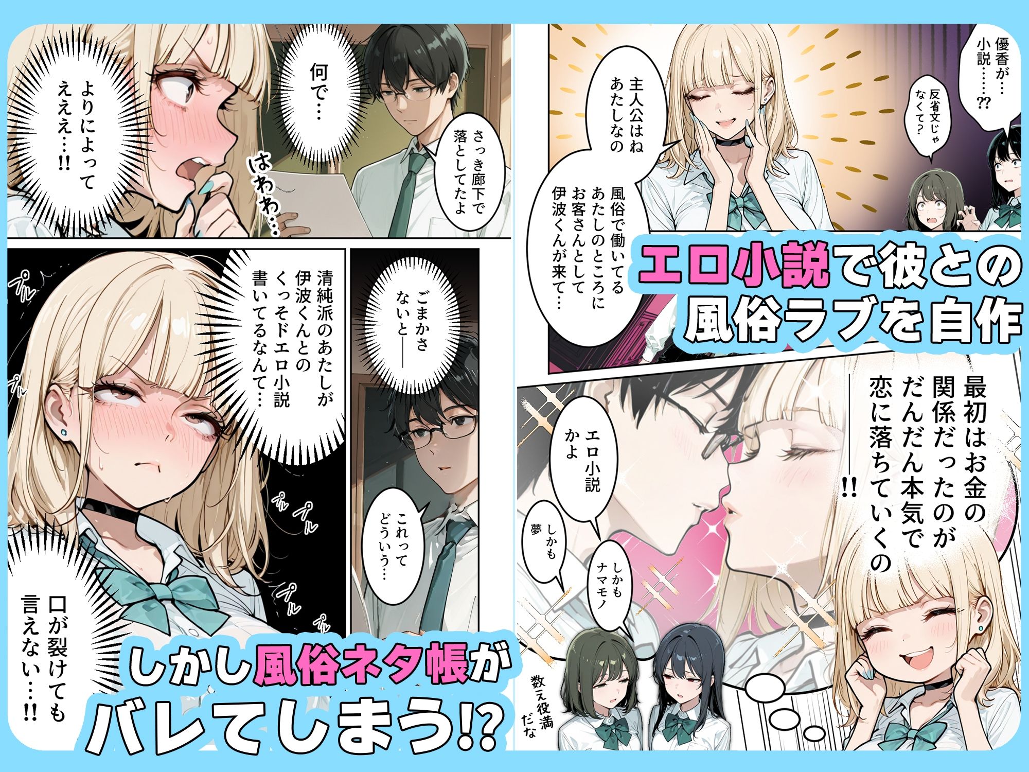 おバカギャルと勘違い風俗プレイでドキドキいちゃラブH サンプル画像2