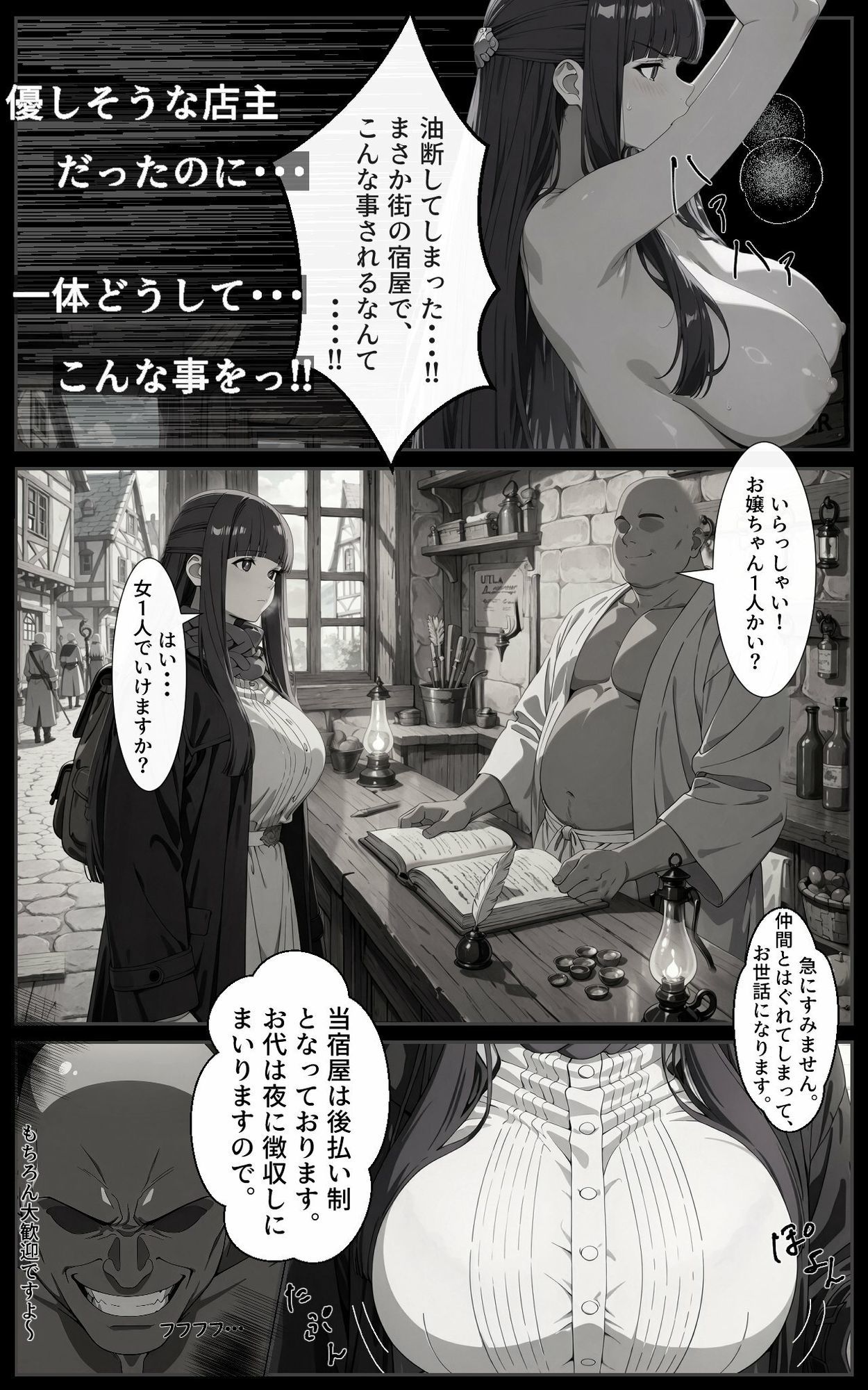 お代は体で。フェ〇ン快楽調教堕ちの宿 サンプル画像5