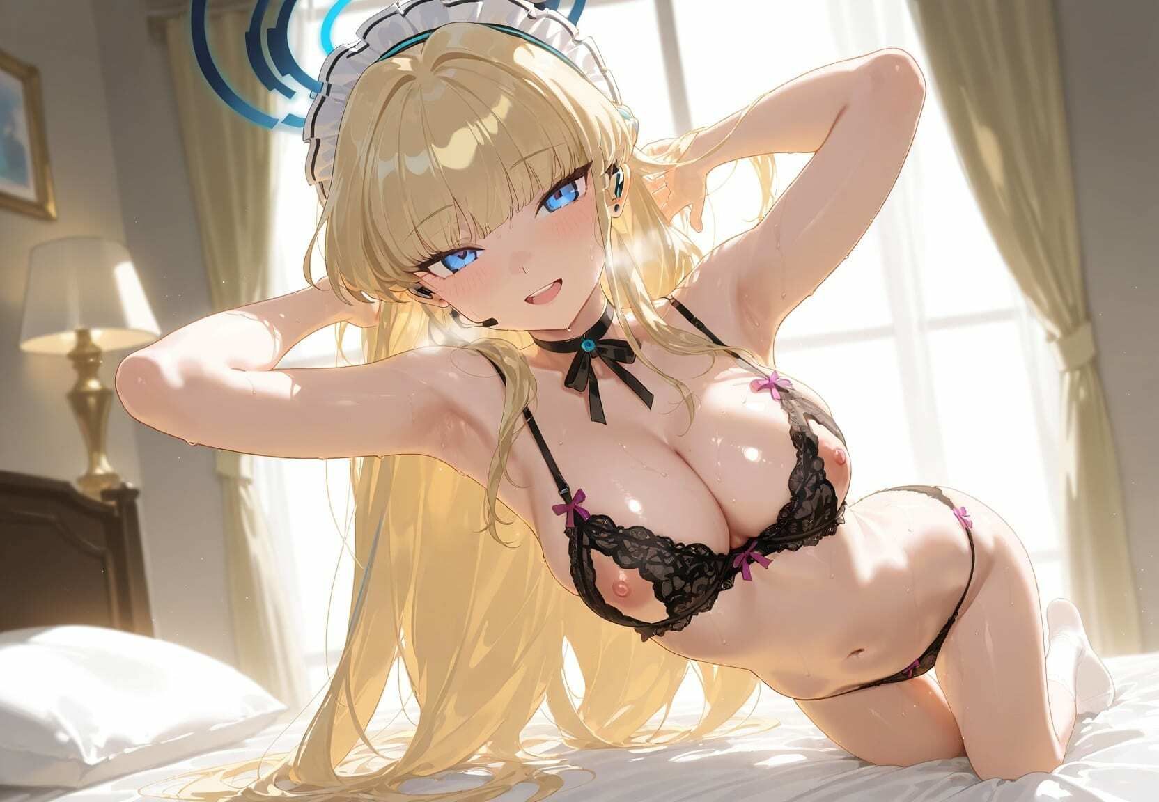 お兄ちゃん専用精液サーバーになりました（はーと） ブ〇ーアーカイブ サンプル画像8