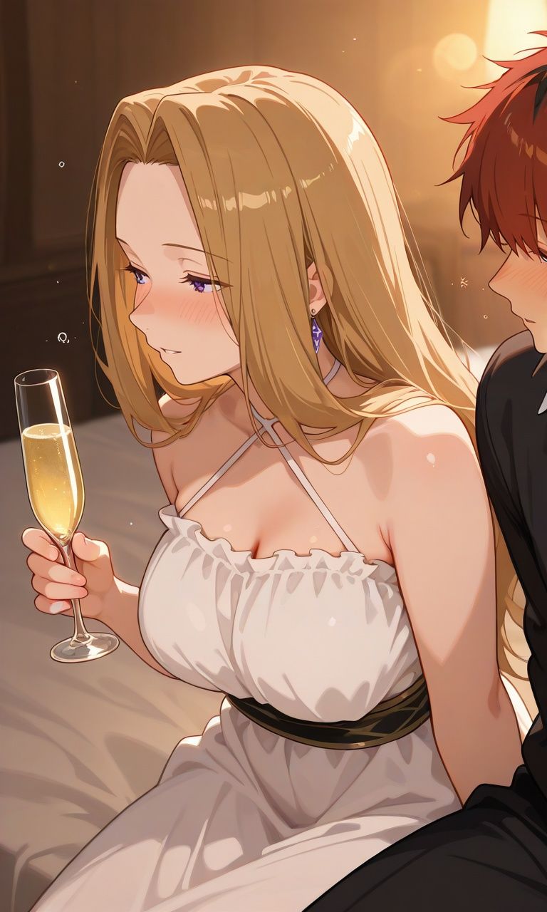 お姉さん魔法使いとの祝賀会 サンプル画像1