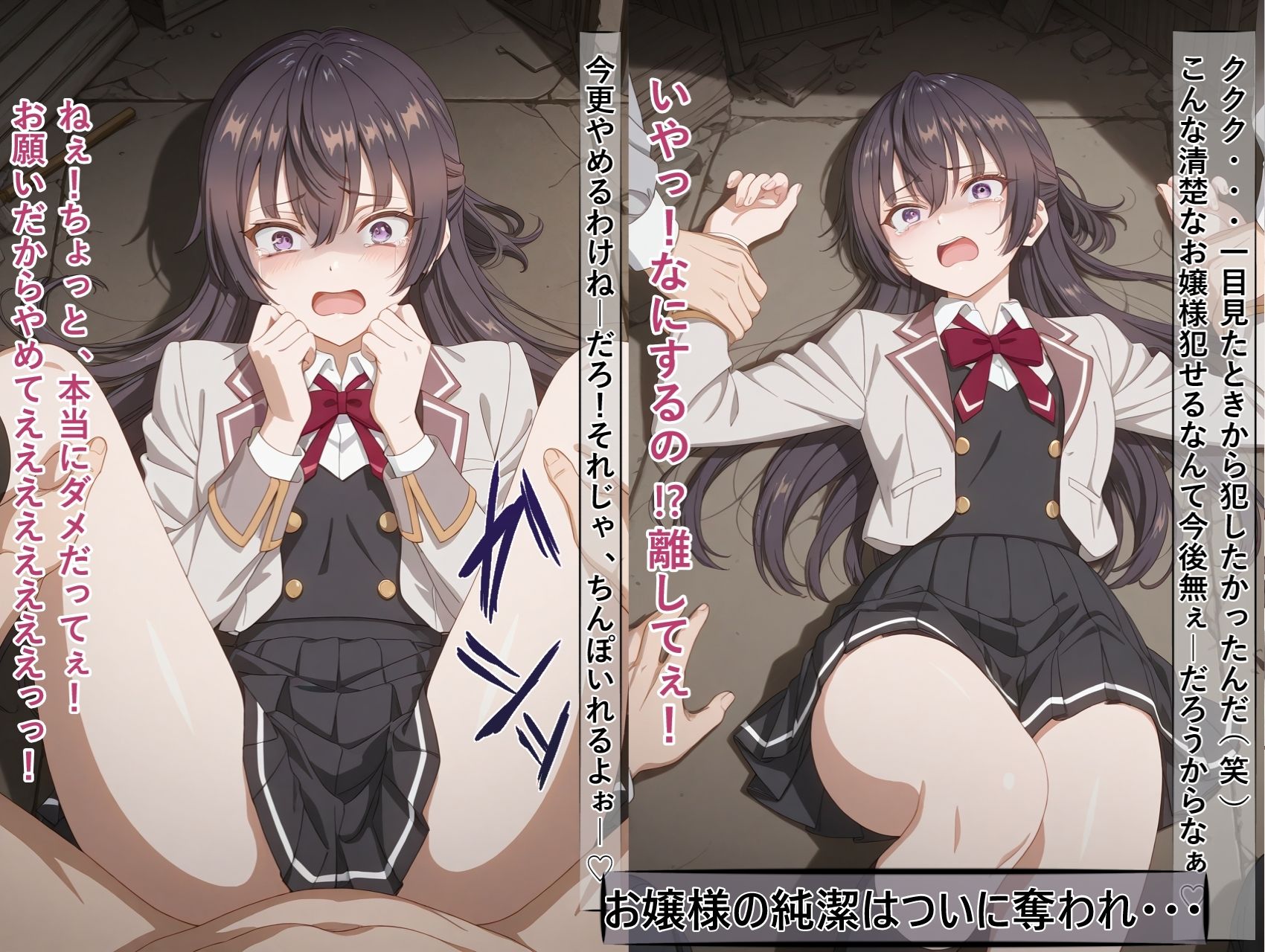 お嬢様の周防有○がペットとして地獄の監禁生活に堕ちるまで サンプル画像6