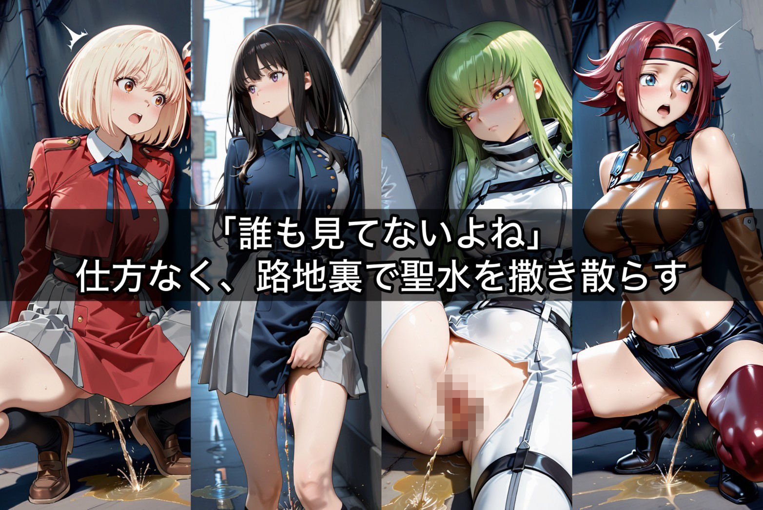 お漏らししちゃっただけなのに  秘密組織経編 サンプル画像4