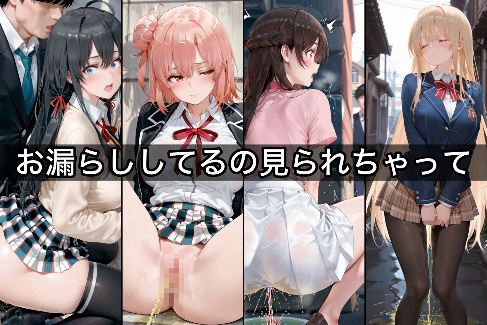お漏らししちゃって、おま〇こいっぱい犯●れた話4 サンプル画像1