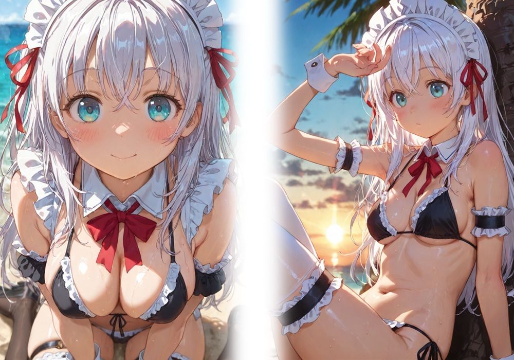 お胸がたわわな激カワメイドとイチャらぶドロドロ連続中出しエッチ サンプル画像2