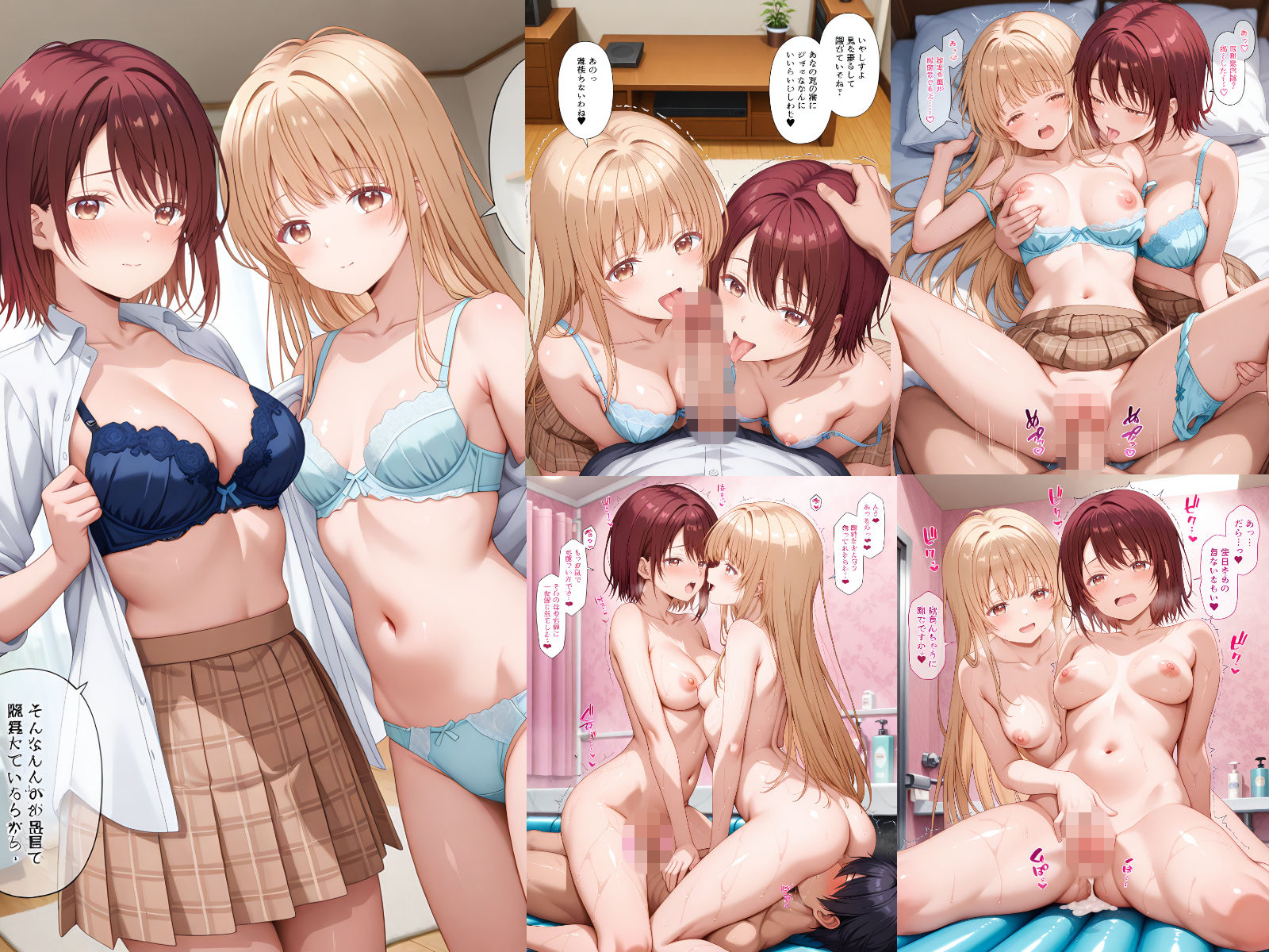 お隣の天使様と友人が大好き！CG ＋ ショートアニメ サンプル画像7