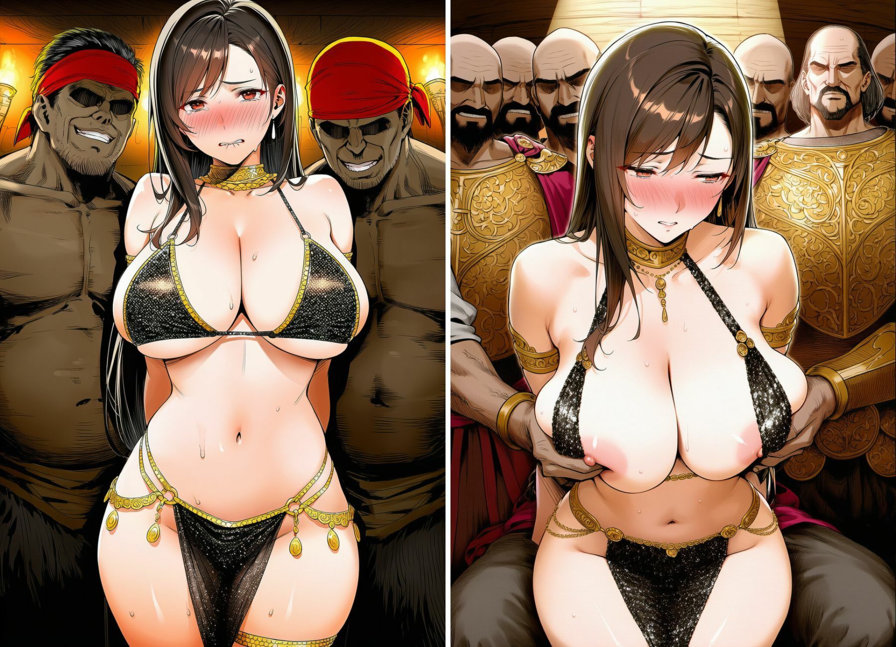 かくとう娘の陥落記〜縛られ焦らされ自分から腰を振るまで〜 サンプル画像3