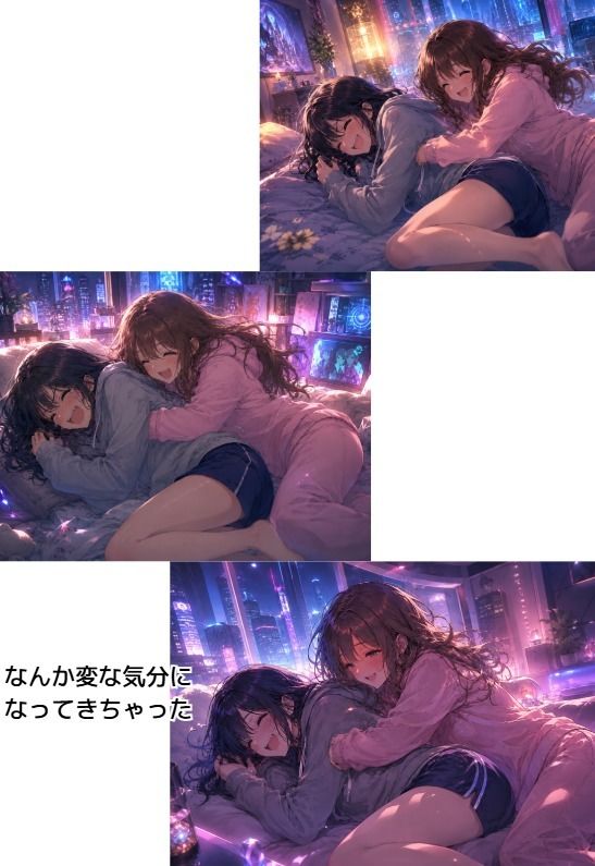くすぐりあいっこ  レズの親友に我慢ゲームの敗者は拘束されて・・・ サンプル画像4