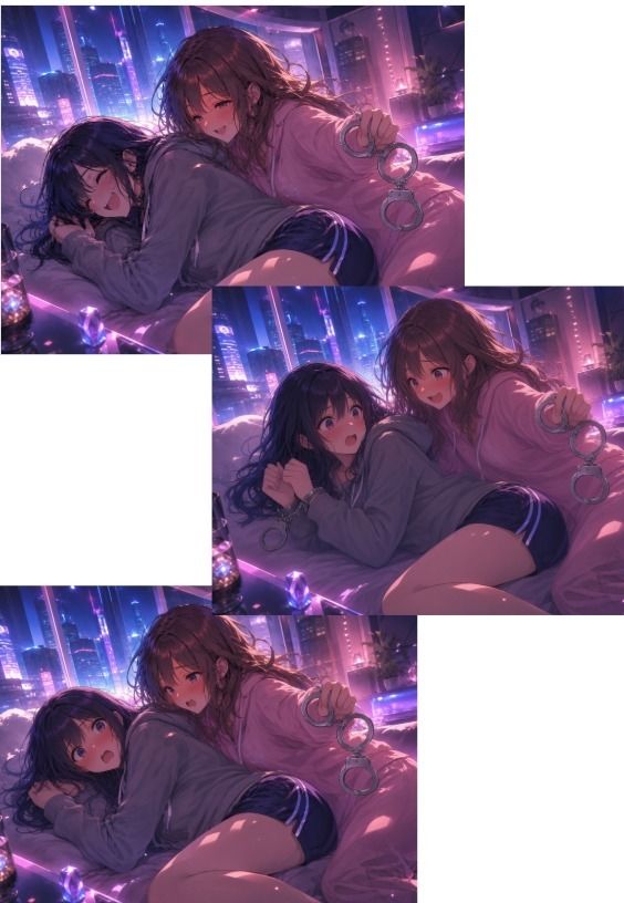 くすぐりあいっこ  レズの親友に我慢ゲームの敗者は拘束されて・・・ サンプル画像5