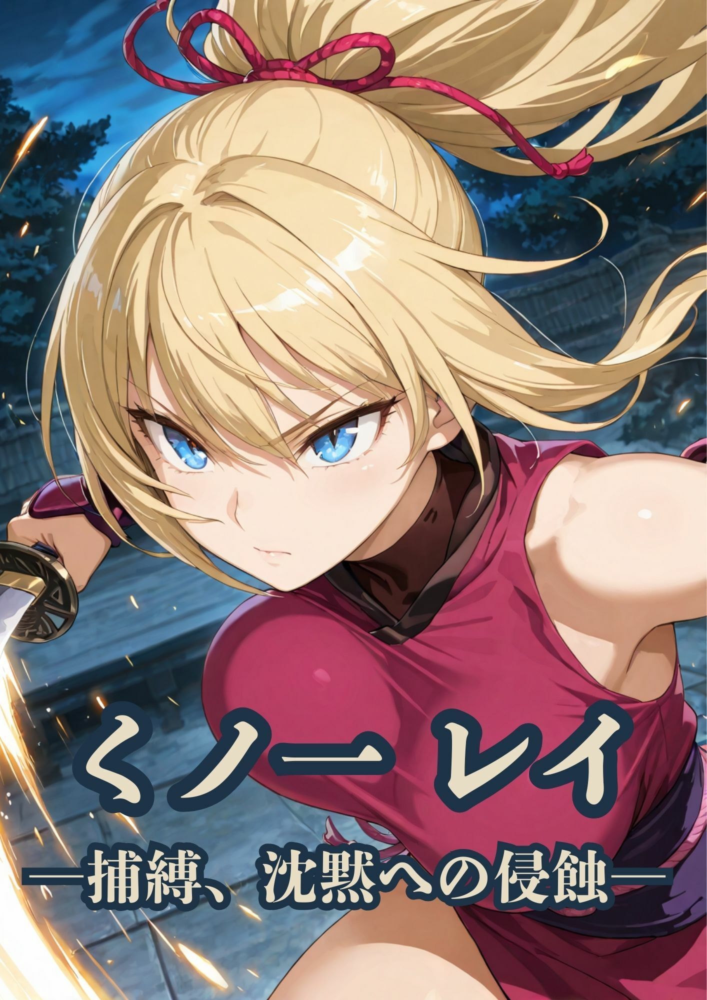 くノ一 レイ  ―捕縛、沈黙への侵蝕― サンプル画像1