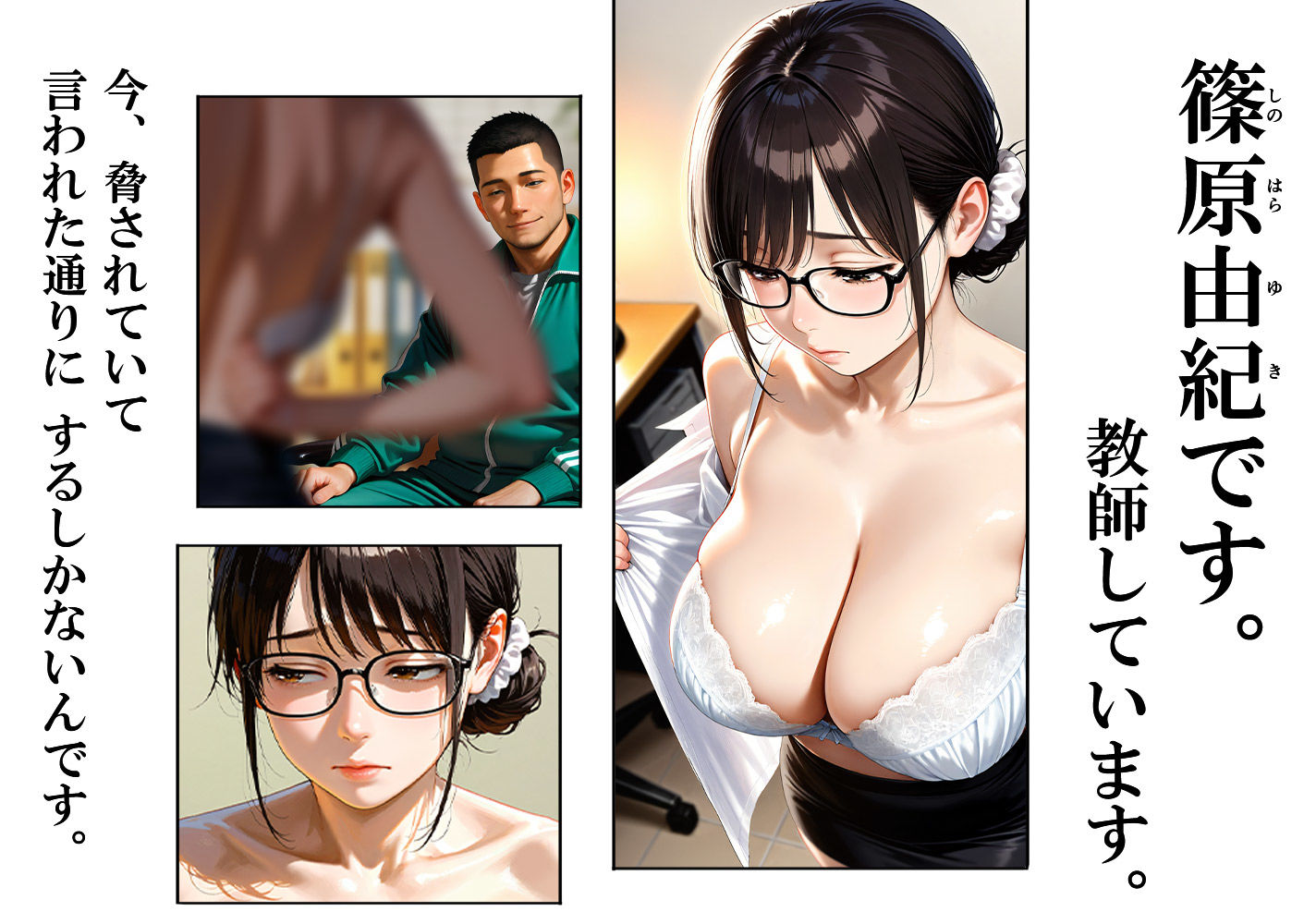 こそこそする女教師は篠原由紀です。 サンプル画像1