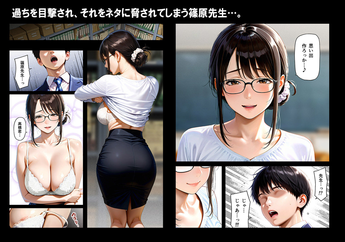 こそこそする女教師は篠原由紀です。 サンプル画像4