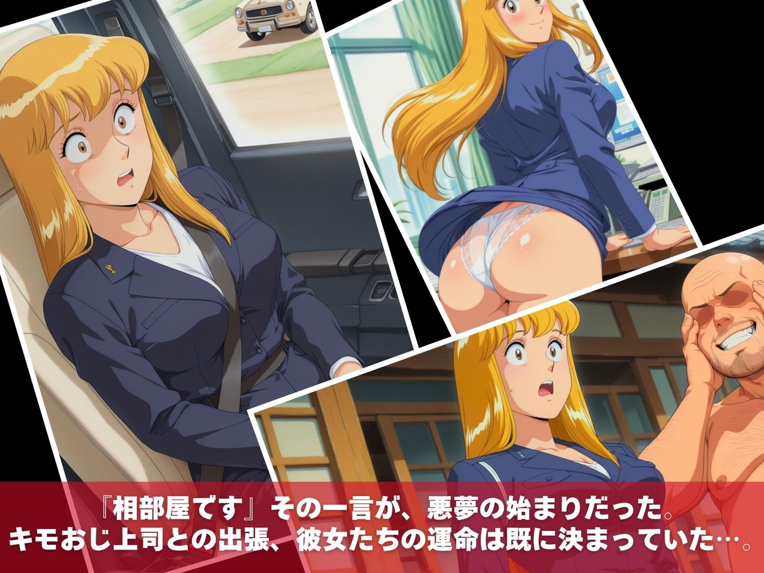 こちら温泉旅館調教所 〜キモおじ上司の肉便器調教〜 サンプル画像1