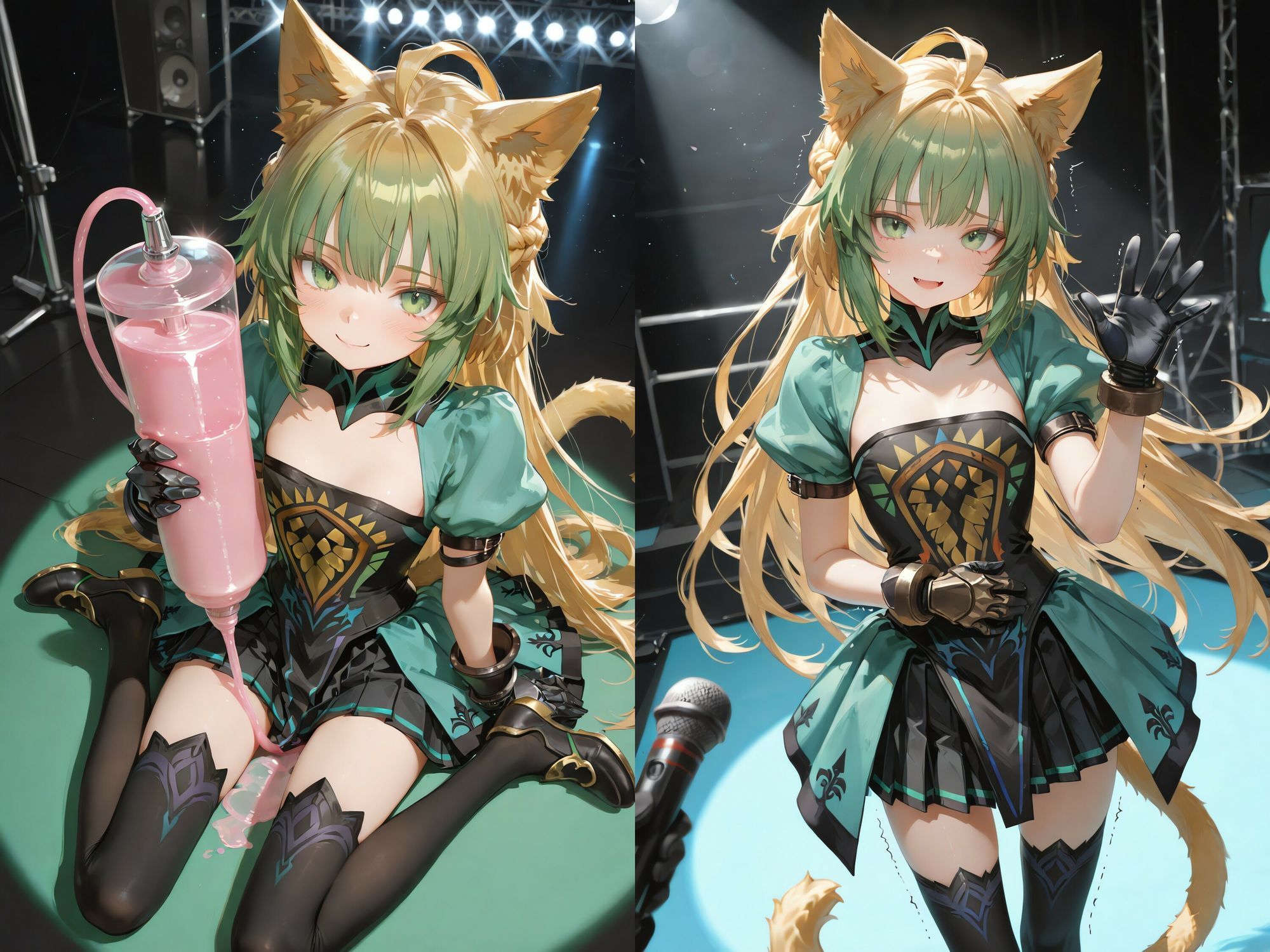 このあと英霊アイドルは全員漏らした 〜浣腸我慢ライブ×アナルセックス〜（口から逆流あり） サンプル画像1