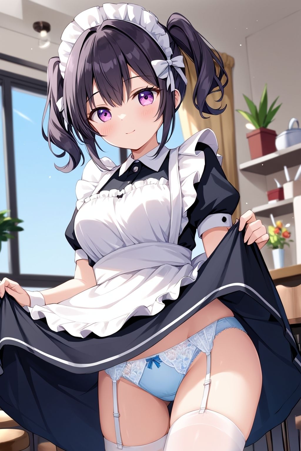 ご奉仕清楚メイドにレースパンティーみせてもらいました【250枚】 サンプル画像10