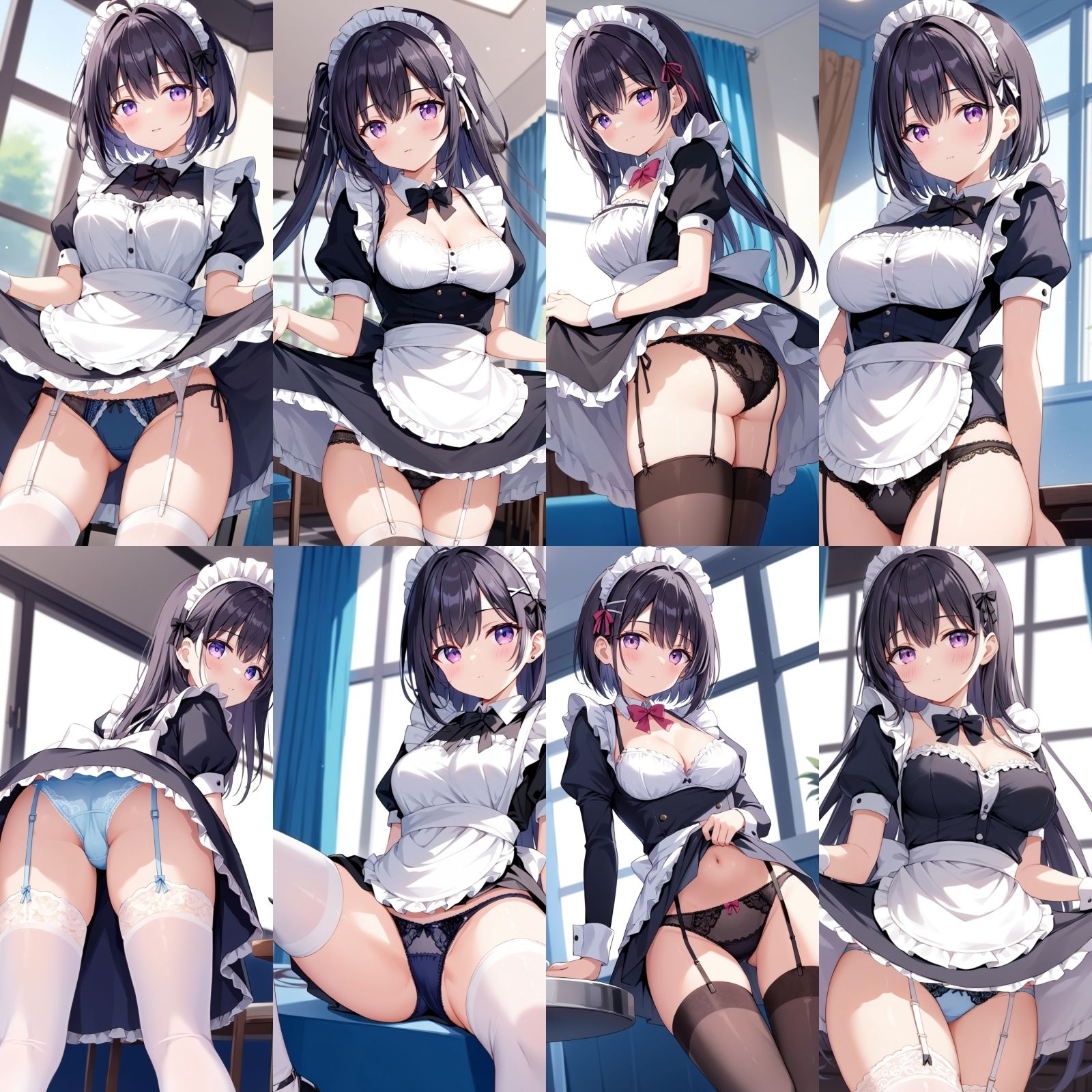 ご奉仕清楚メイドにレースパンティーみせてもらいました【250枚】 サンプル画像1