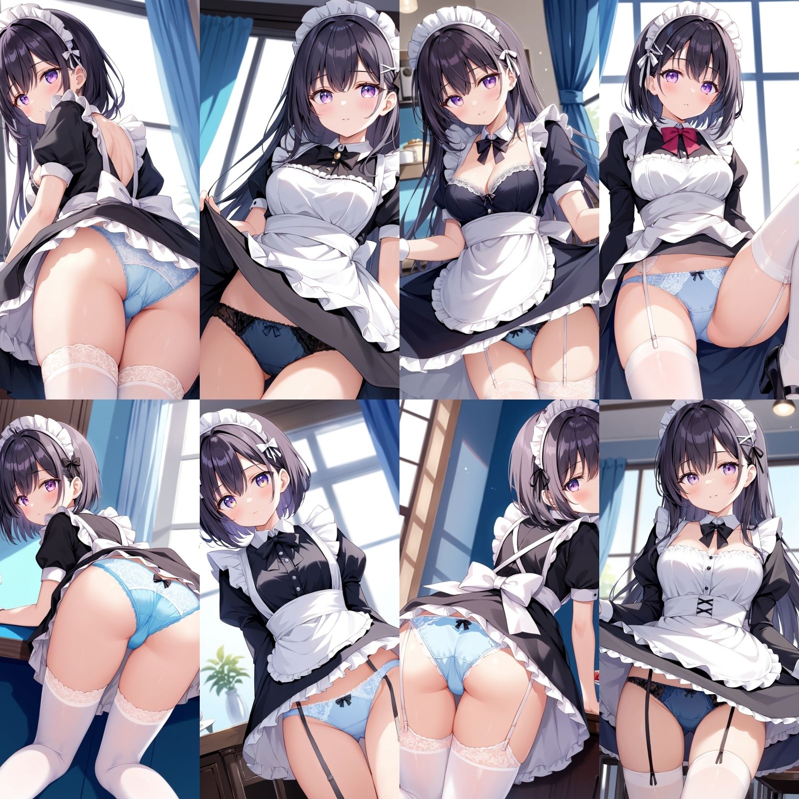 ご奉仕清楚メイドにレースパンティーみせてもらいました【250枚】 サンプル画像5