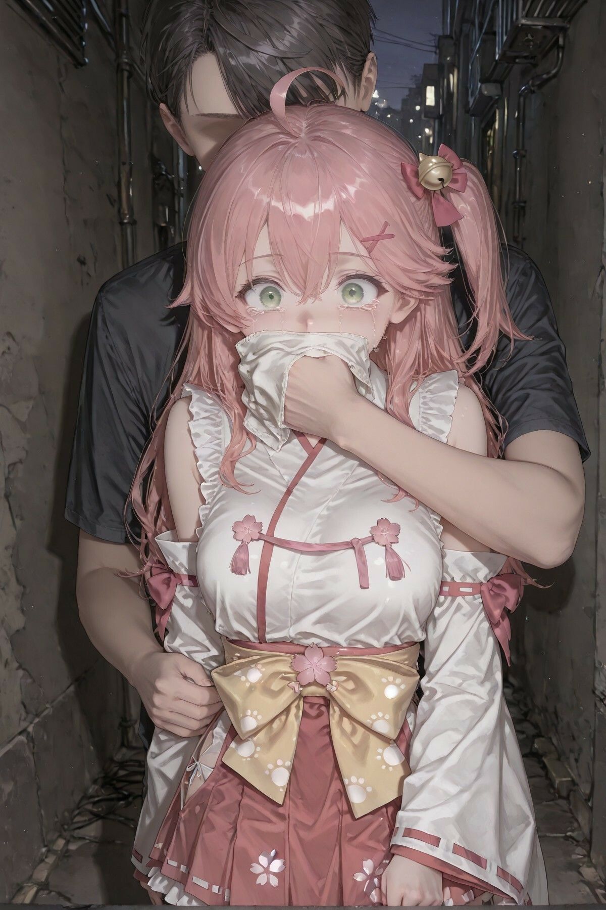 さ〇らみこの路地裏拘束レ〇プ サンプル画像1