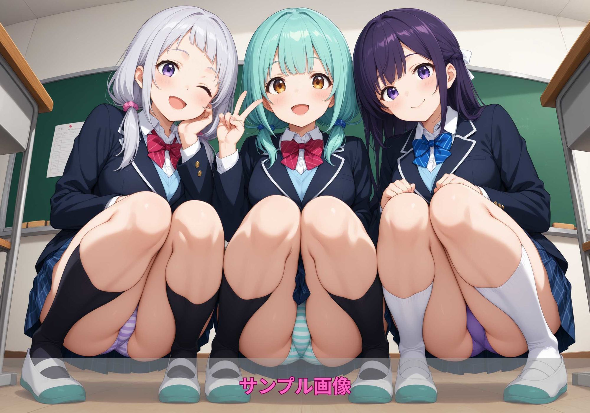 しゃがみパンツガールズ サンプル画像2