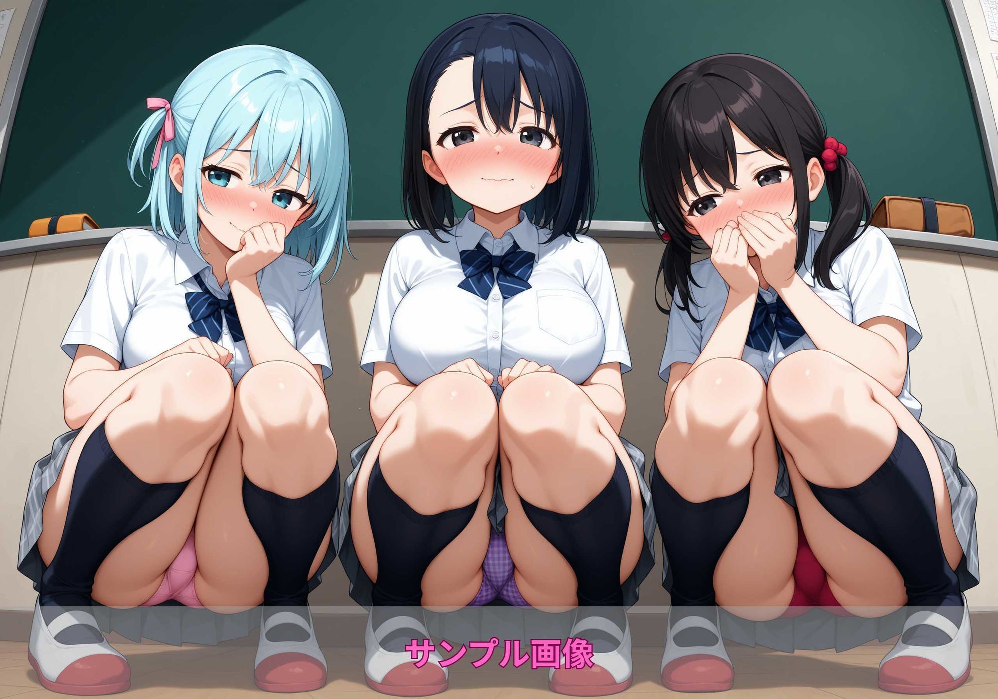 しゃがみパンツガールズ サンプル画像4