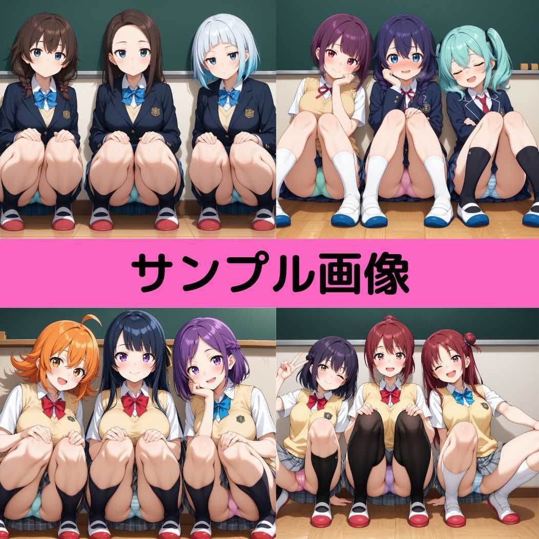 しゃがみパンツガールズ サンプル画像9